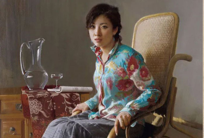 中國美術學院教授任志忠油畫作品