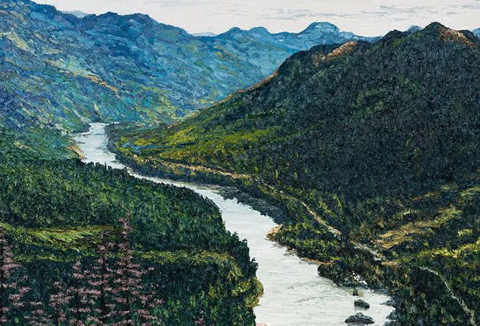 加拿大畫家馬特·巴恩，他的具象風景油畫，筆觸厚重流暢，大美！