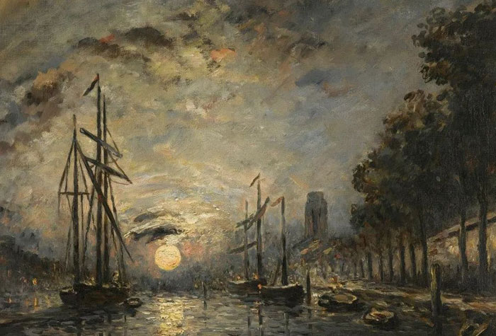 荷蘭畫家約翰·瓊坎德，莫奈眼中的老師，印象派的直接啟蒙者