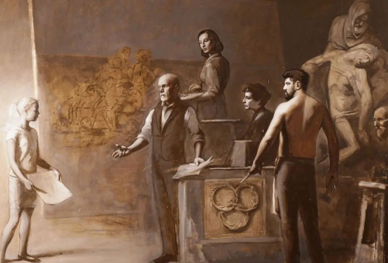 美國畫家丹尼爾·格雷夫斯油畫作品欣賞