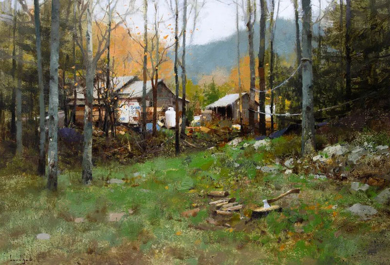 美國藝術家馬克·博吉斯，精彩絕倫的風景油畫，筆觸色彩也太漂亮了！