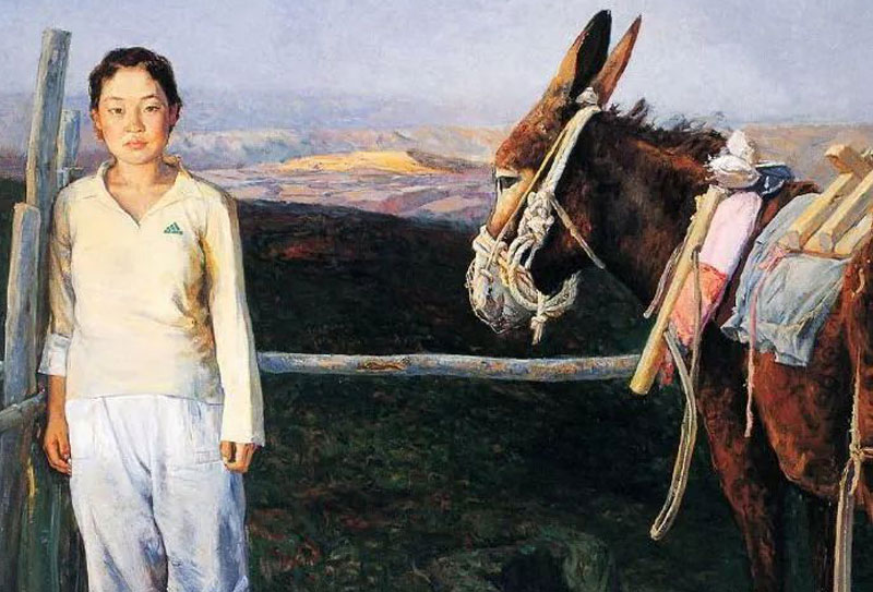 王少倫油畫欣賞，忠實于現實主義的學院派畫家