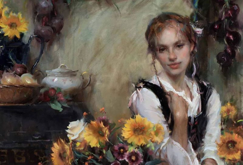 美國畫家丹尼爾·格哈茨，表現主義的筆觸，濃厚的浪漫寫實主義風格！