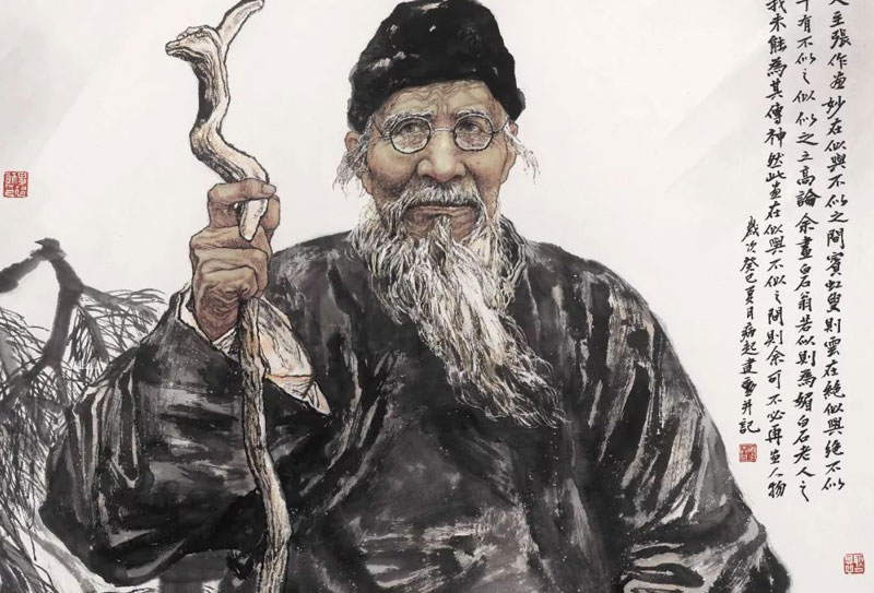 畫以載道——中央美術學院教授，博士畢建勛水墨寫意人物畫欣賞