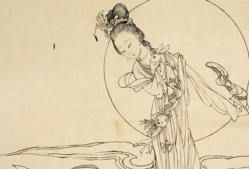 蔡嵐工筆人物白描卷66圖，美極了