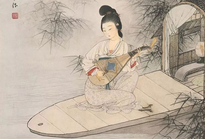 蔡嵐工筆人物畫集（設色卷52圖）