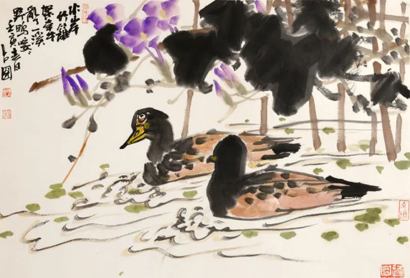 游心太玄｜鞠占圃國畫小品作品賞析