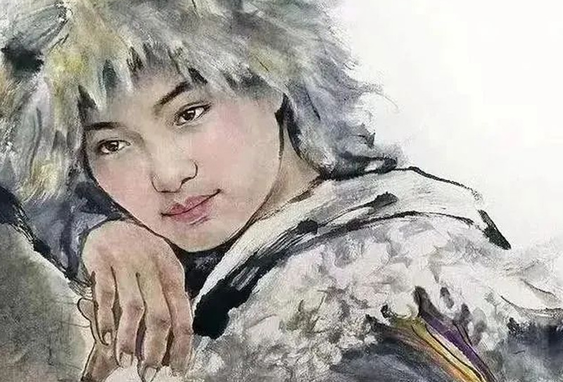 甘肅畫院專職畫家賈青重國(guó)畫人物作品鑒賞