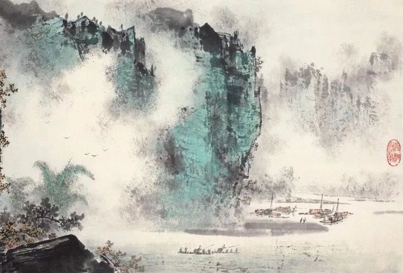 曾經(jīng)中國美術(shù)家協(xié)會(huì)會(huì)員，現(xiàn)代山水畫家陶一清國畫山水高清欣賞